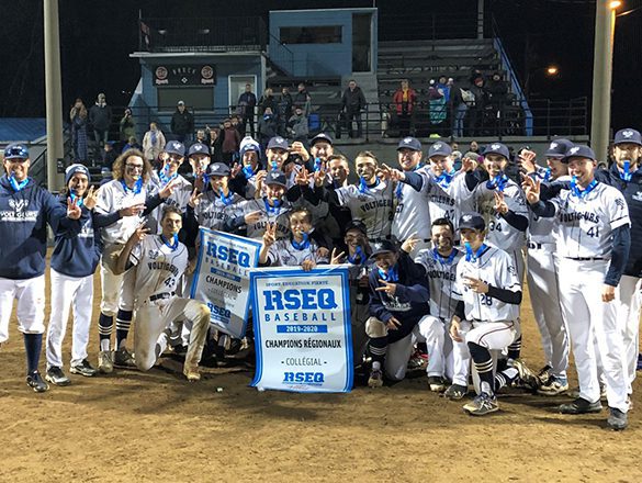 Les Voltigeurs : champions du circuit québécois de baseball collégial